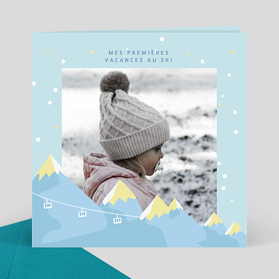 Carte Postale Hiver Enfant
