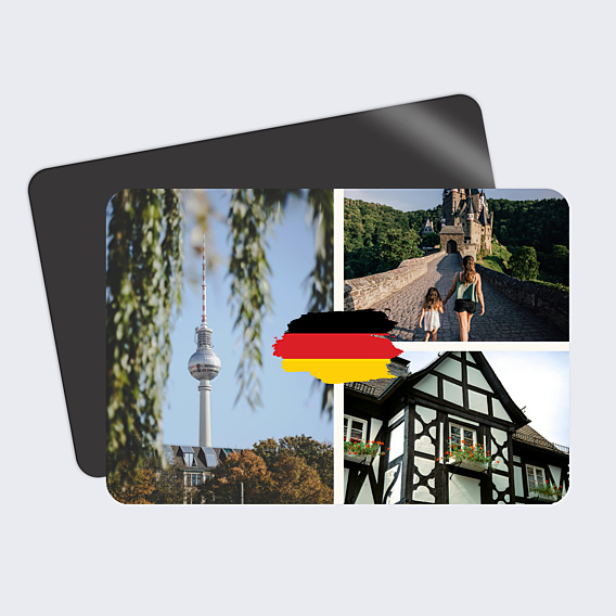 Carte Postale Drapeau Allemagne