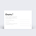 Carte Postale Grand cadre blanc d'hiver