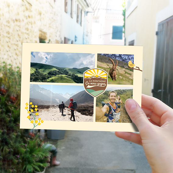 Carte postale Montagne D'été Après 4