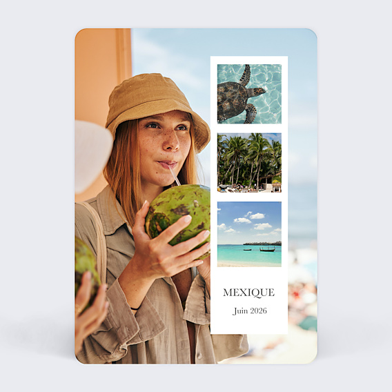 Carte postale Photomaton Portrait