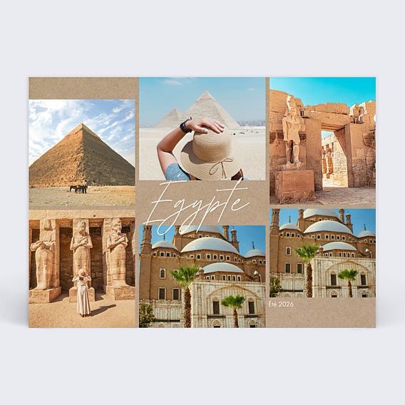 Carte postale Pêle-mêle débordant