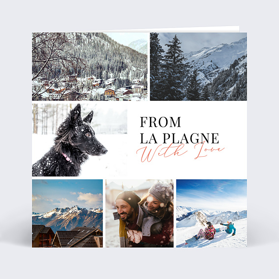 Carte postale Bel Hiver Recto