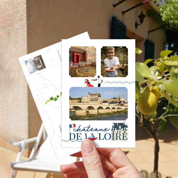 Carte Postale Châteaux de la Loire
