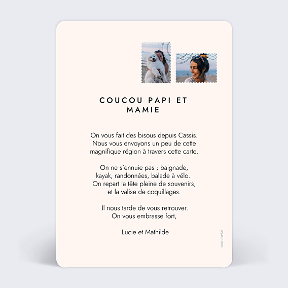 Carte Postale Latitude