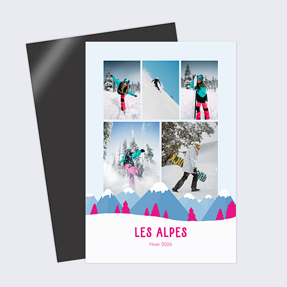 Carte Postale Chaîne de Montagnes