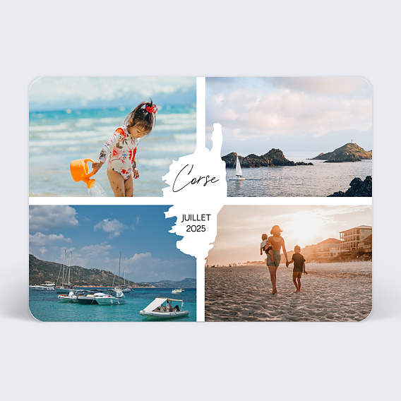 Carte postale L'île de beauté Recto