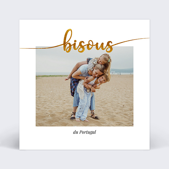 Carte postale Ligne Ocre