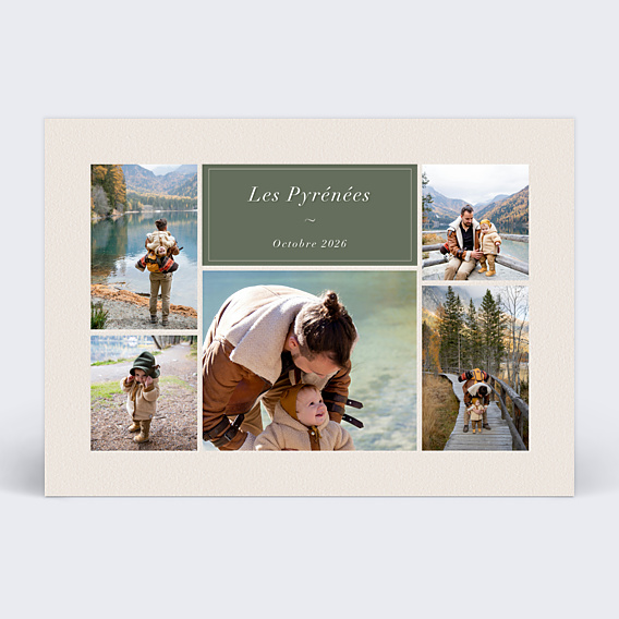 Carte Postale Composition Automnale