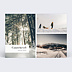 Carte postale Bandeau Hiver
