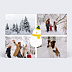 Carte postale Bonhomme de Neige