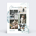 Carte postale Flocons Bleus