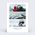 Carte postale Hiver Polaroïd Simple III