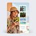 Carte postale Photomaton Portrait