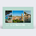 Carte postale Triptyque coloré