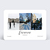 Carte postale Tryptique Hivernal