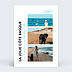 Carte postale Tryptique Vertical