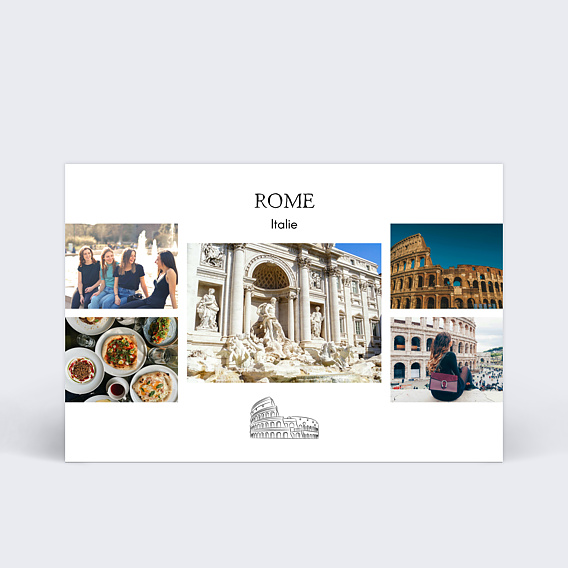 Carte postale Colisée de Rome