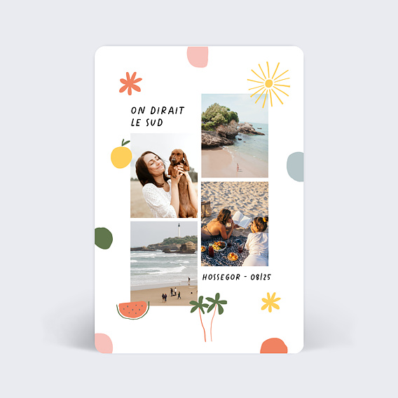 Carte postale Couleurs d'Eté