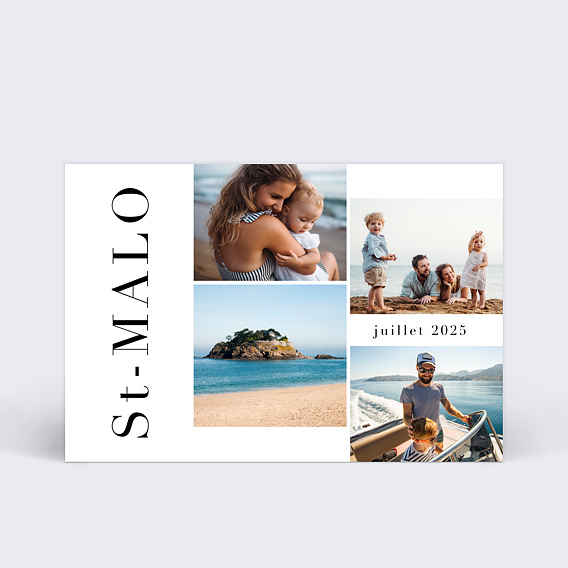 Carte postale Destination Verticale