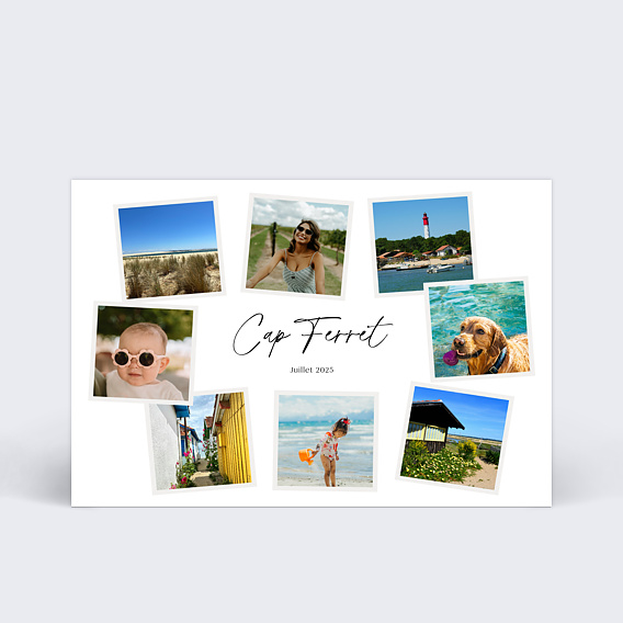 Carte postale Éclats de Photos