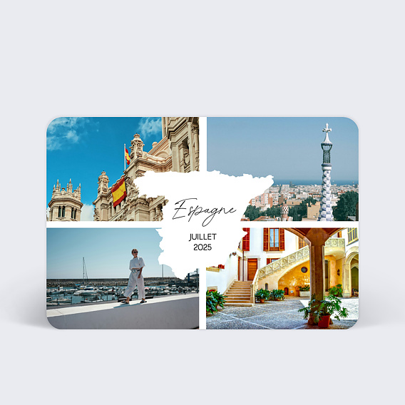 Carte postale Étiquette Espagne