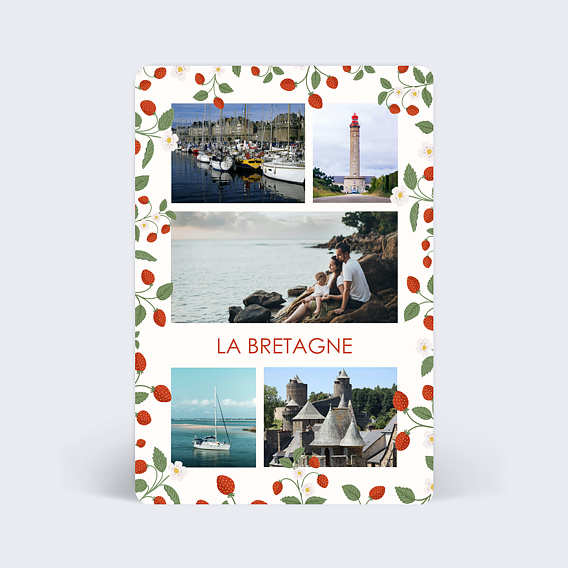 Carte postale Fruits du Printemps
