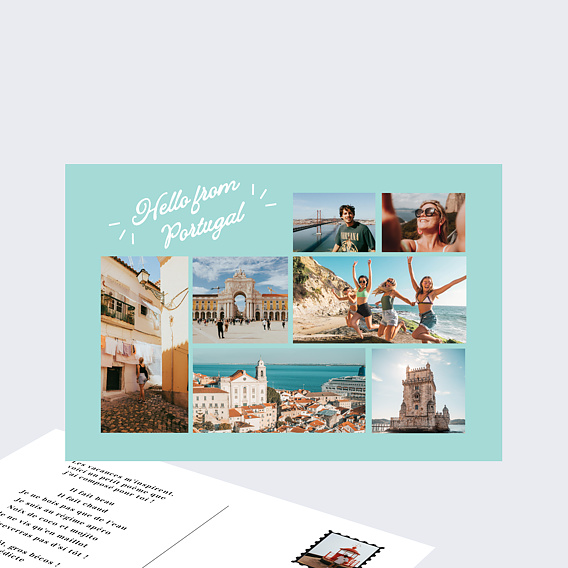 Carte postale Hello Summer