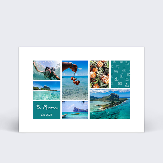 Carte postale Motif Estival
