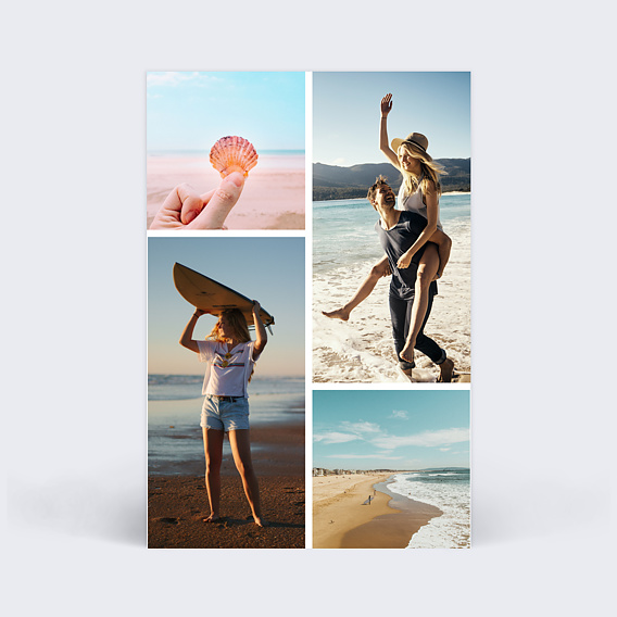 Carte postale Multiphoto 5 photos