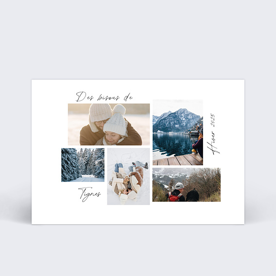 Carte postale Originalité Hiver