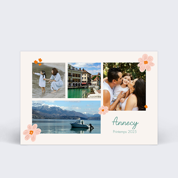 Carte postale Parterre de Fleurs