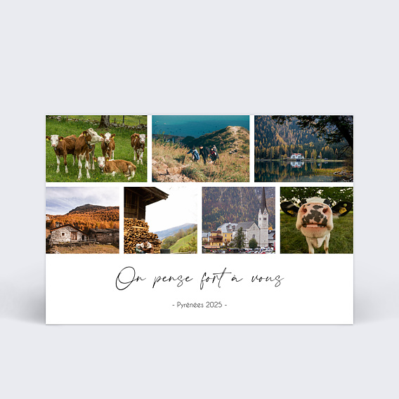Carte postale Petits Randonneurs