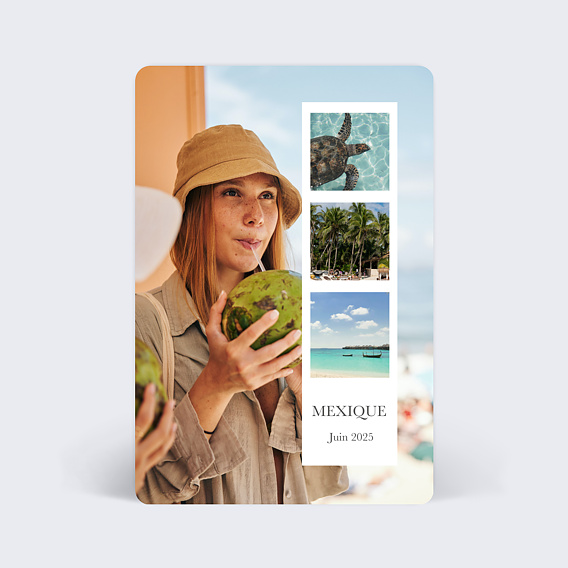 Carte postale Photomaton Portrait