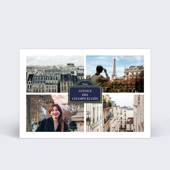 Carte postale Rues de Paris