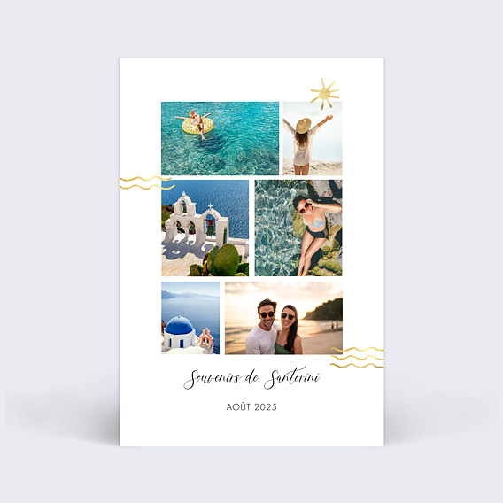 Carte postale Santorini