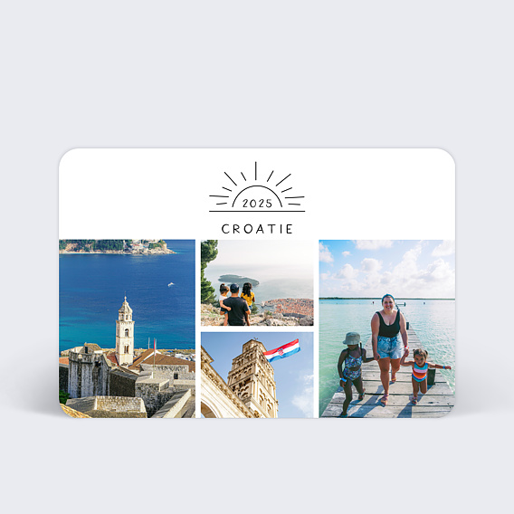 Carte postale Soleil Couchant Paysage