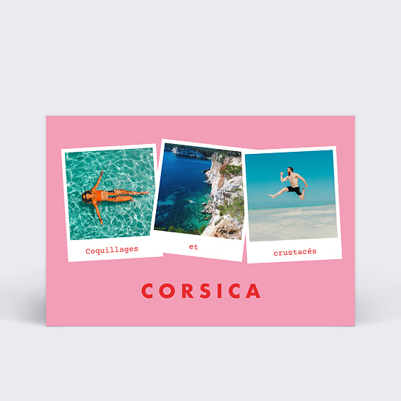 Carte postale Souvenirs Polaroïdes