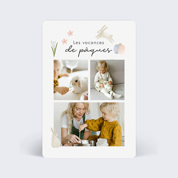 Carte postale Vacances de Pâques