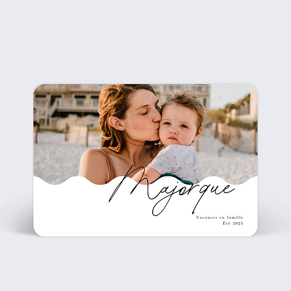 Carte postale Vague