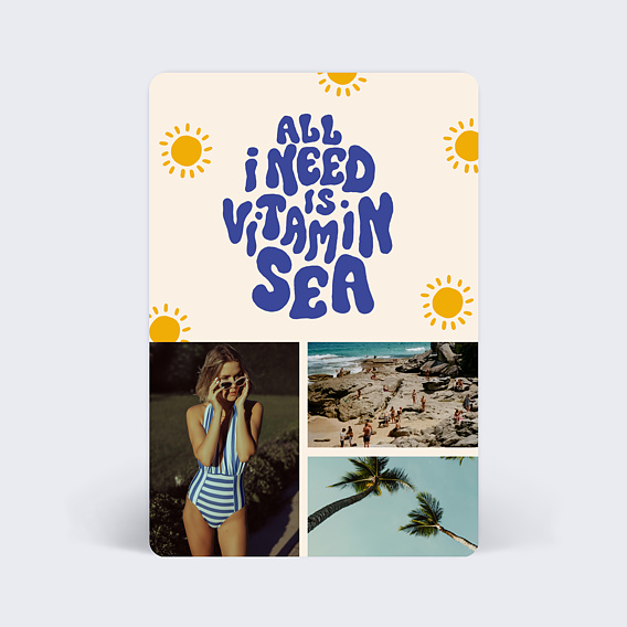 Carte postale Vitamin Sea