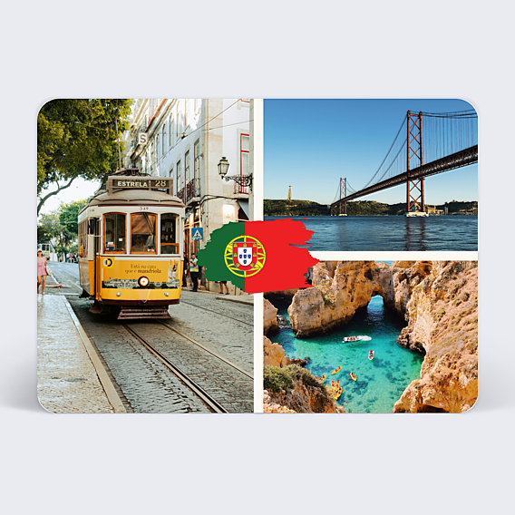 Carte postale Drapeau Portugal