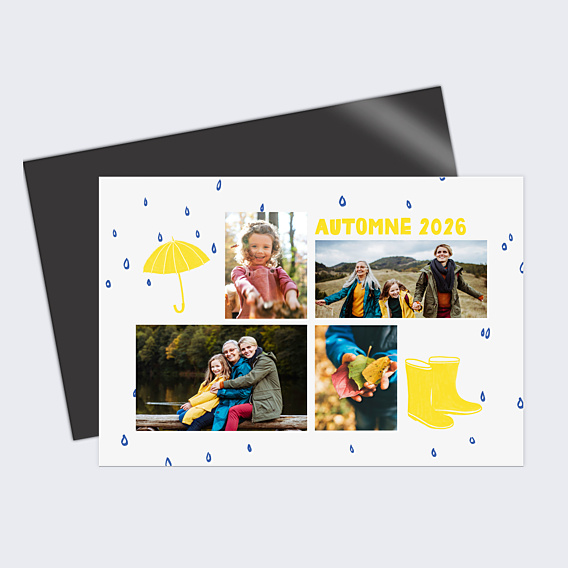 Carte Postale Bottes de Pluie