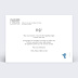 Carte postale Carte Club Med Verso