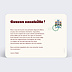 Carte postale Drapeau Maroc Verso