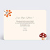Carte postale Feuilles Et Champignons Verso