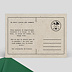 Carte postale Hiver vintage Verso