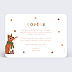 Carte postale Renard d'automne Verso