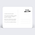 Carte postale Triptyque Vacances d'Hiver Verso