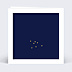 Carte Postale Hiver Multiphoto Bleu
